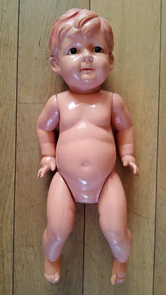 Vintage grote Celluloid pop gemerkt doll Japan., Verzamelen, Poppen, Ophalen of Verzenden, Zo goed als nieuw, Pop
