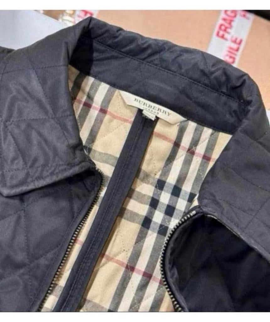 Burberry gewatteerde jack jas London Nova jacket jas Dames, Maat 38/40 (M), Zwart, Ophalen of Verzenden, Zo goed als nieuw