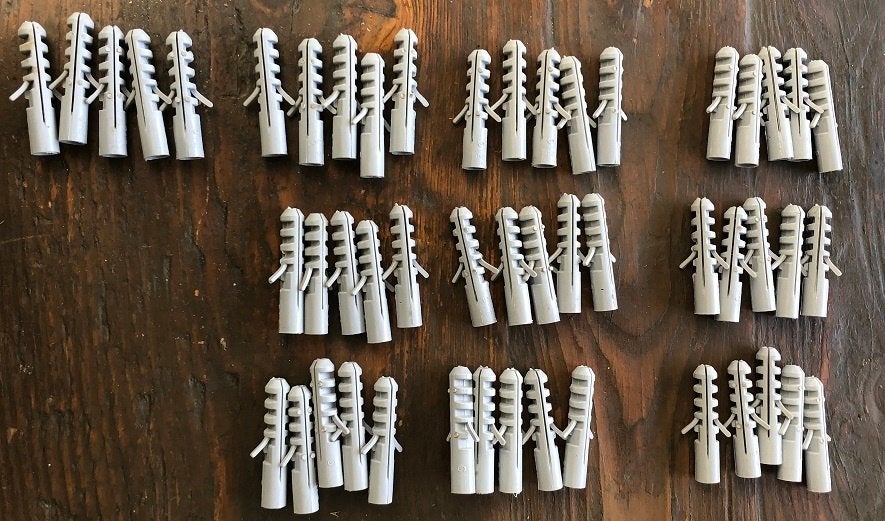 Spreidplug / muurplug S12 x 60. Nieuw., Ophalen of Verzenden, Nieuw, 50 tot 100 mm, Pluggen
