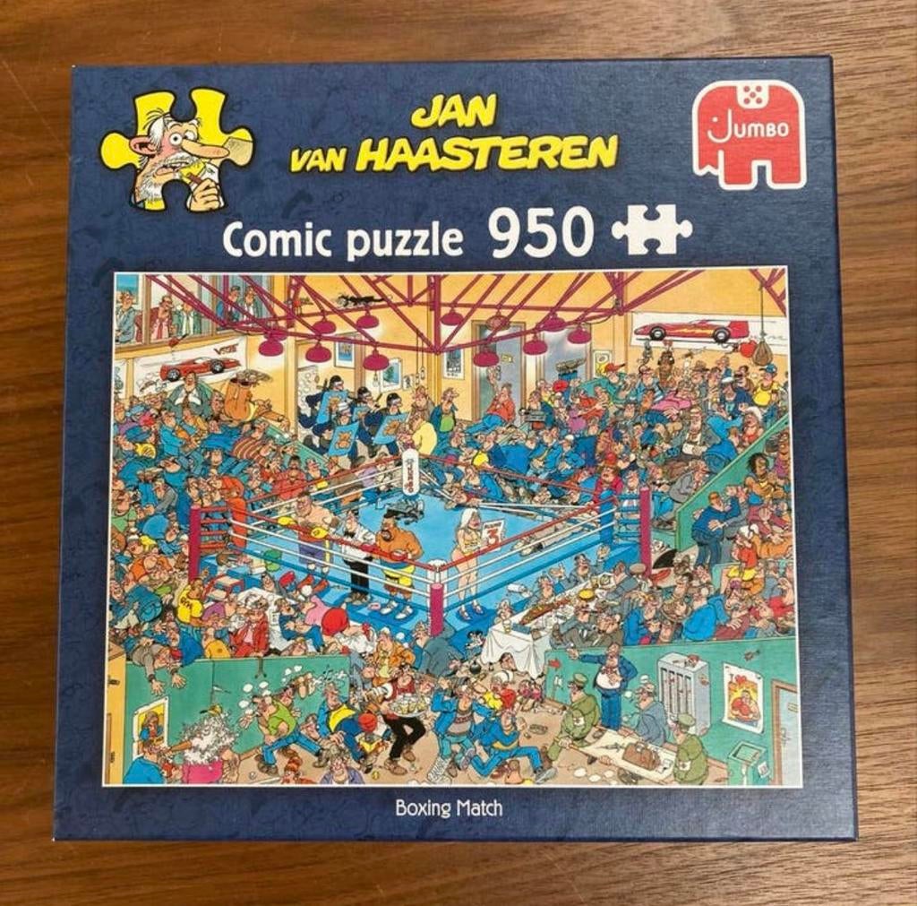 Jan van Haasteren puzzel “Boxing Match”, Ophalen of Verzenden, 500 t/m 1500 stukjes, Zo goed als nieuw