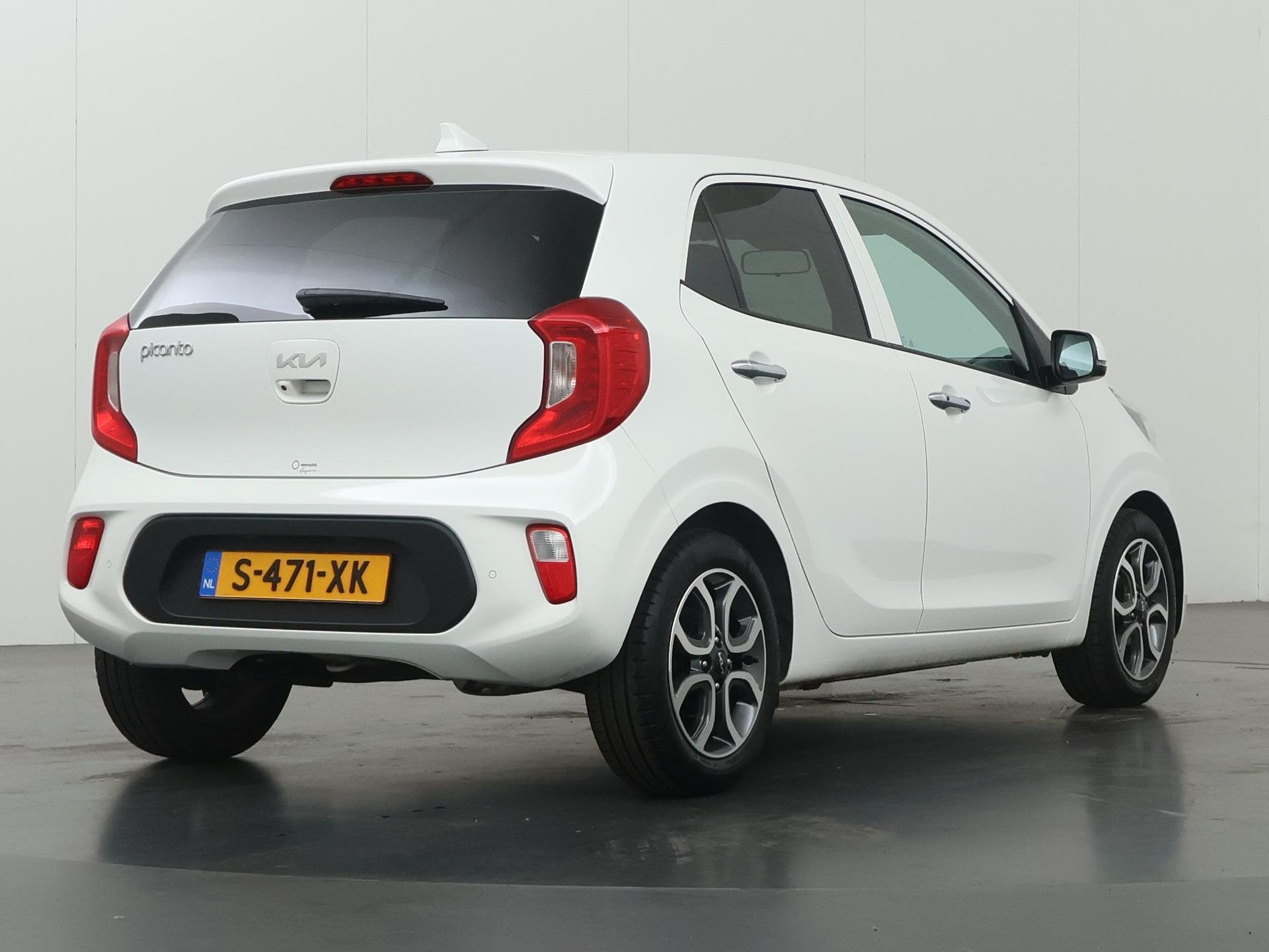 Kia Picanto 1.0 DPi DynamicPlusLine | Keyless | Navigatie |, Auto's, Voorwielaandrijving, Stof, Gebruikt, 4 stoelen