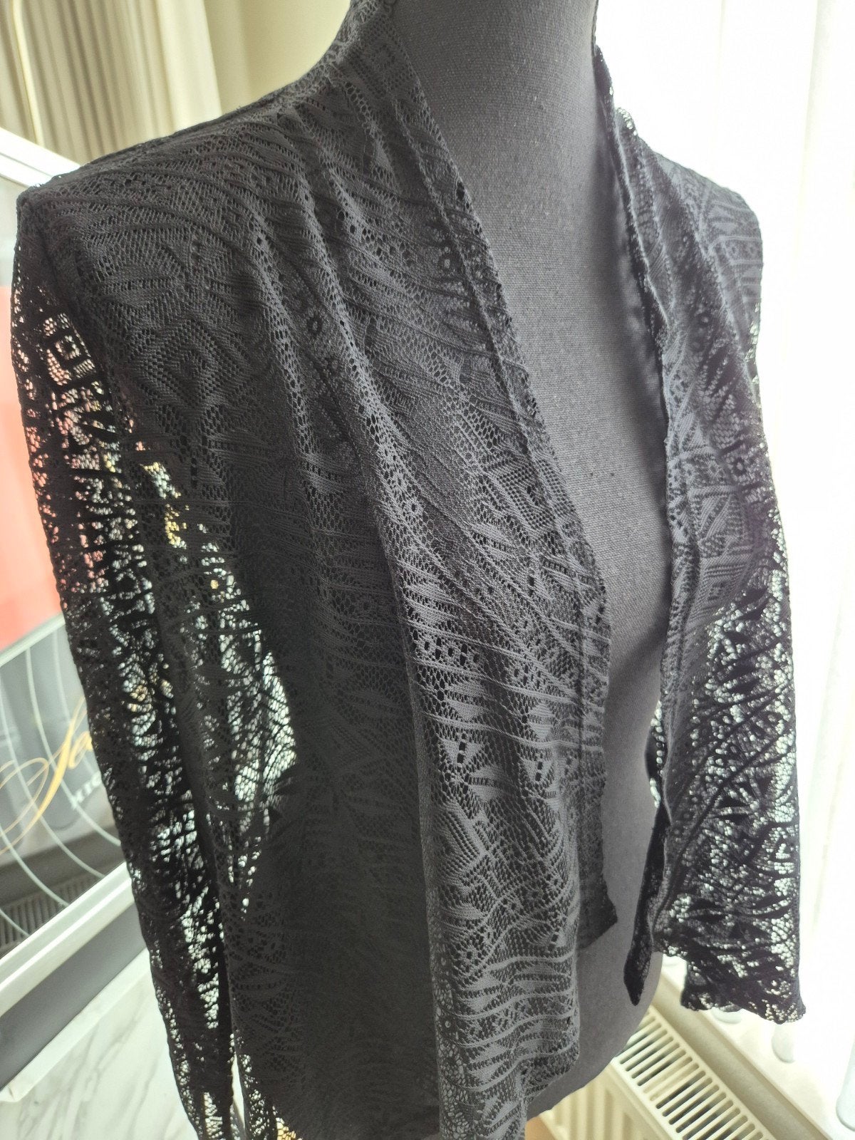 Vero Moda Mery Ethnic Lace Bolero Zwart Maat S, Vero Moda, Zwart, Ophalen of Verzenden, Zo goed als nieuw