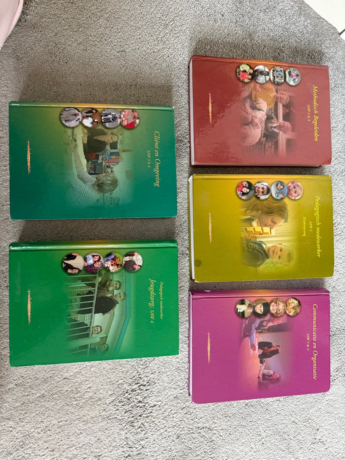 5x Pedagogisch Medewerker boeken SAW 3 & 4, Boeken, Studieboeken en Cursussen, Ophalen, Gamma, Gelezen, MBO