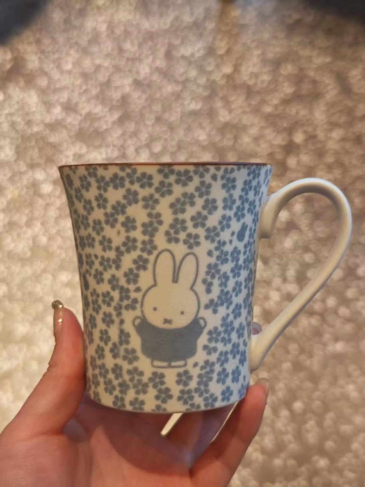 Handmade Japanese Miffy Mug, Ophalen of Verzenden, Zo goed als nieuw, Overige stijlen