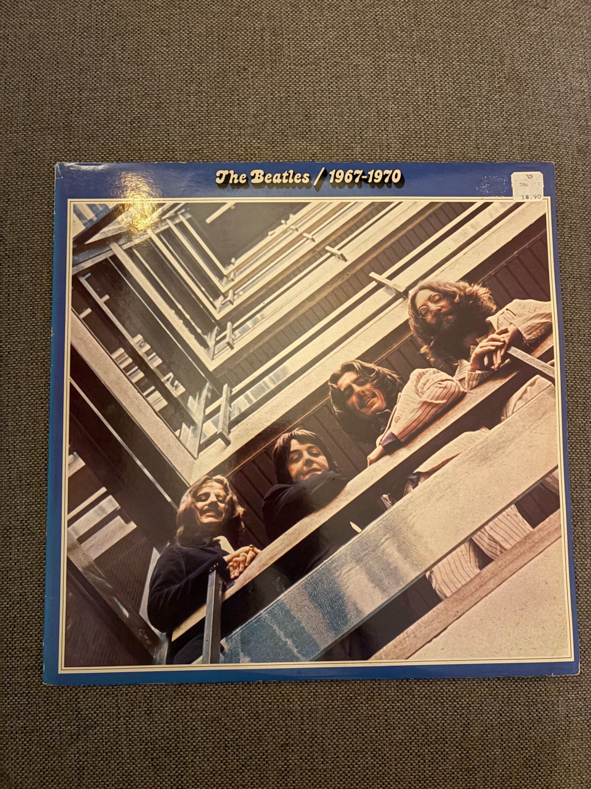 The Beatles - 1967-1970 (Blauwe Dubbel-LP), Cd's en Dvd's, Ophalen, Rock, Gebruikt, 12 inch