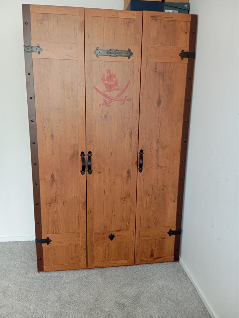 Slaapkamer met Opbergruimte, Kinderen en Baby's, Kinderkamer | Bedden, 85 tot 100 cm, Gebruikt, Ophalen of Verzenden, Matras