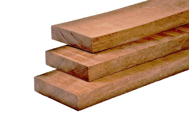 Balken, Hardhout 40 x 150 mm - Vanaf €30,75, Tuin en Terras, Palen, Balken en Planken, Ophalen, Nieuw, Hardhout, 250 cm of meer