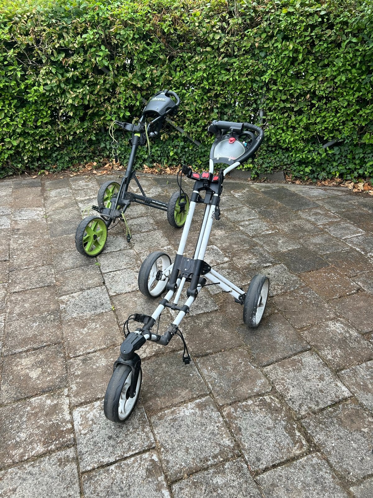 Fastfold 360-Golftrolley- Wit, Ophalen, Gebruikt, Golfkar, Overige merken