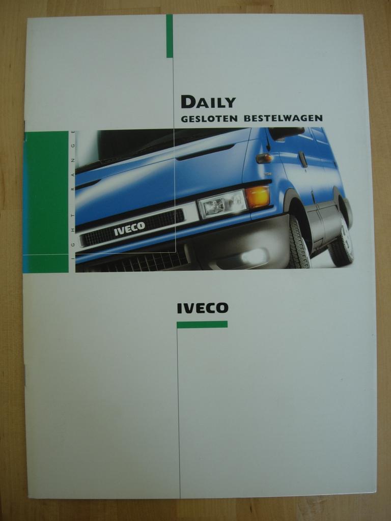 Iveco Daily 2003 Brochure - Bestelwagen, Iveco, Ophalen of Verzenden, Zo goed als nieuw, Overige merken