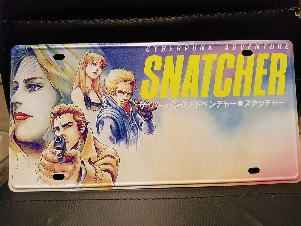 SNATCHER Konami MSX Sega CD Metalen Nummerbord, 1 speler, Ophalen of Verzenden, Nieuw, Vanaf 3 jaar