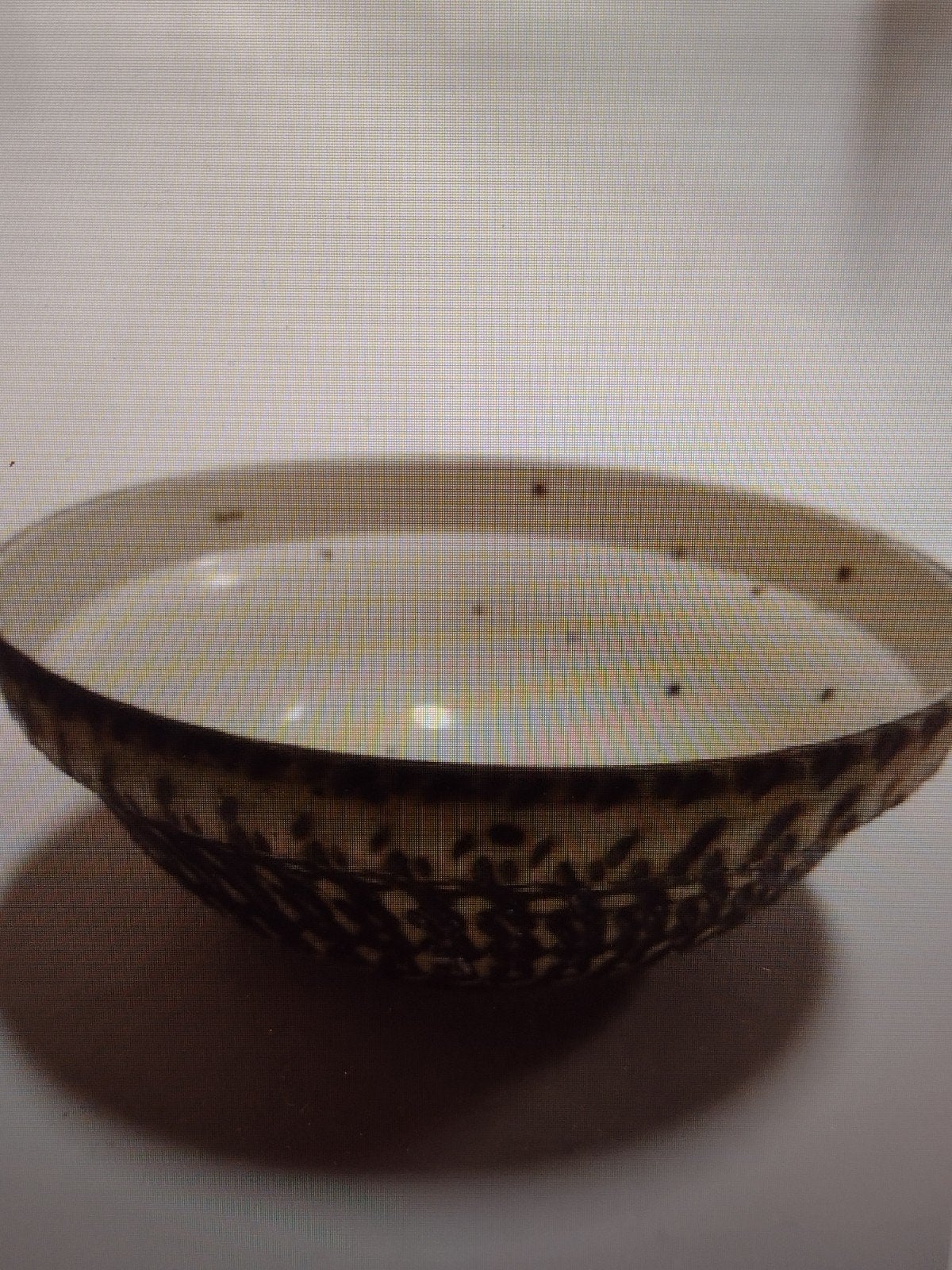 retro berkenbast bloempot H 7 cm en doorsnee 15 cm, Ophalen, Huis en Inrichting