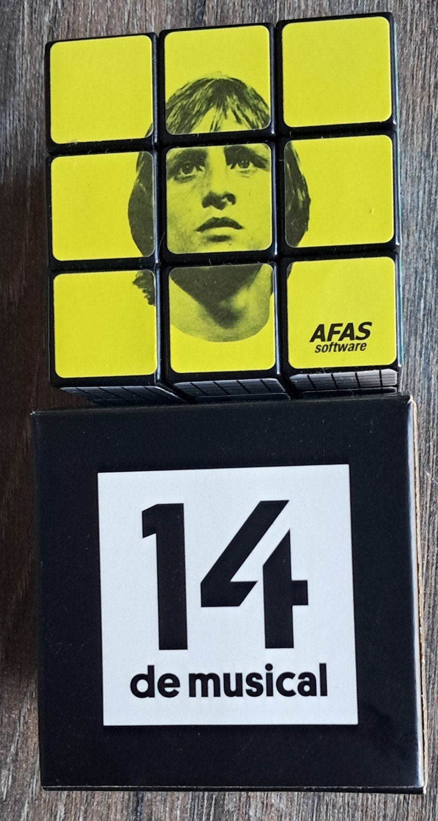 Rubiks Kubus 14 de musical Johan Cruijff, Ophalen of Verzenden, Zo goed als nieuw, Ajax