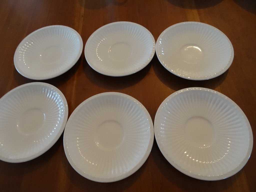 Wedgwood schotels - 6 stuks, Ophalen, Zo goed als nieuw, Overige stijlen, Kop(pen) en/of Schotel(s)