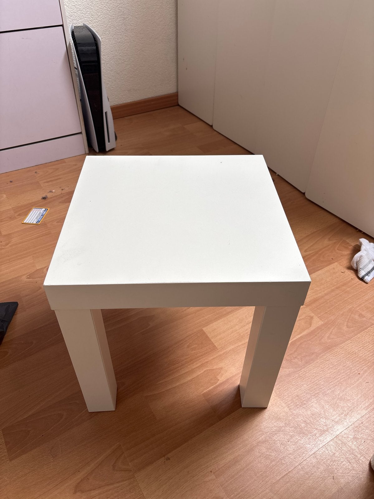 IKEA LACK bijzettafel wit - Zo goed als nieuw, Ophalen, Minder dan 45 cm, Vierkant, 55 tot 75 cm