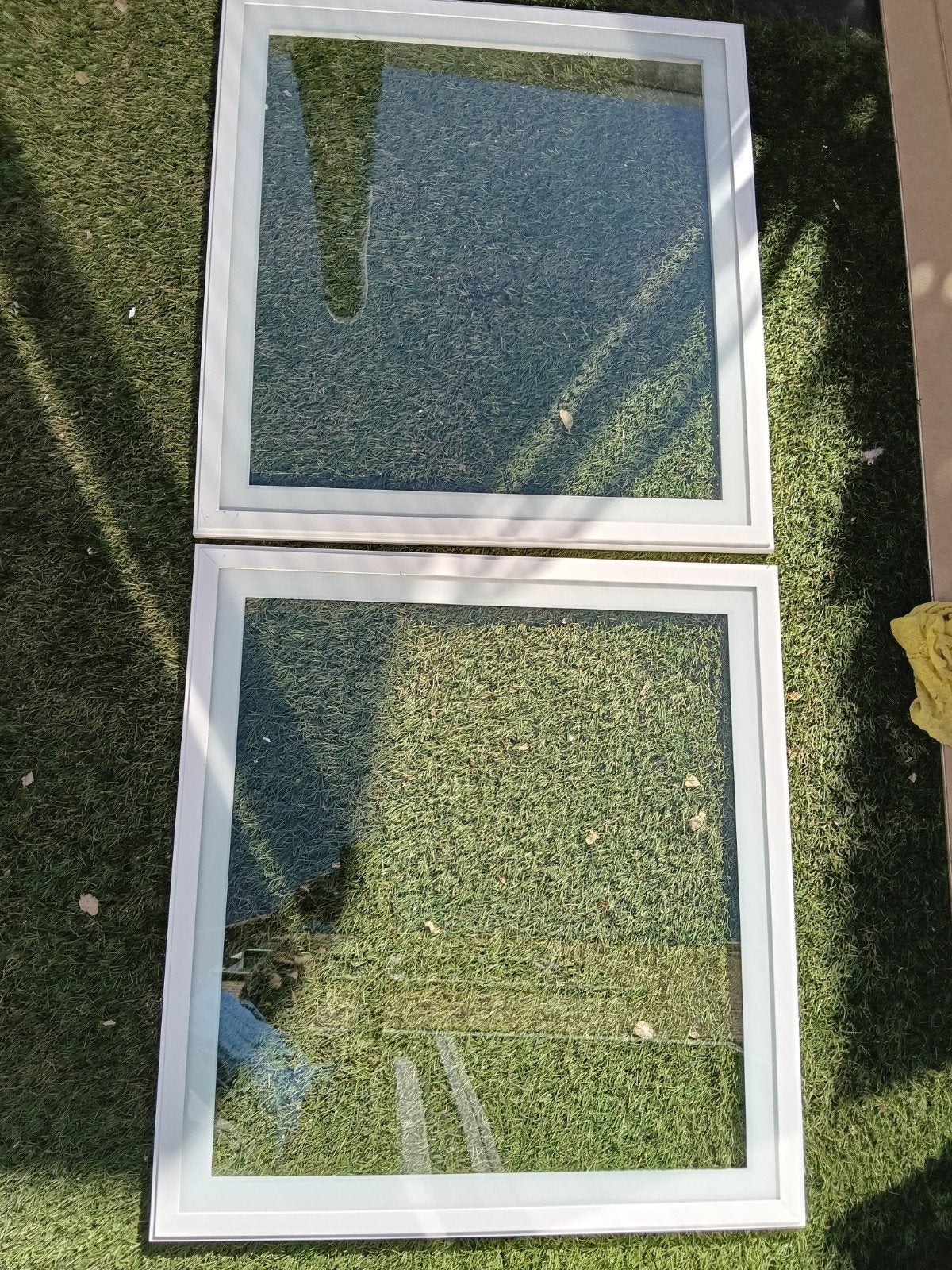 2x ikea besta glazen deuren 60x60 inc scharnieren, Ophalen, 50 tot 100 cm, Zo goed als nieuw, Minder dan 25 cm