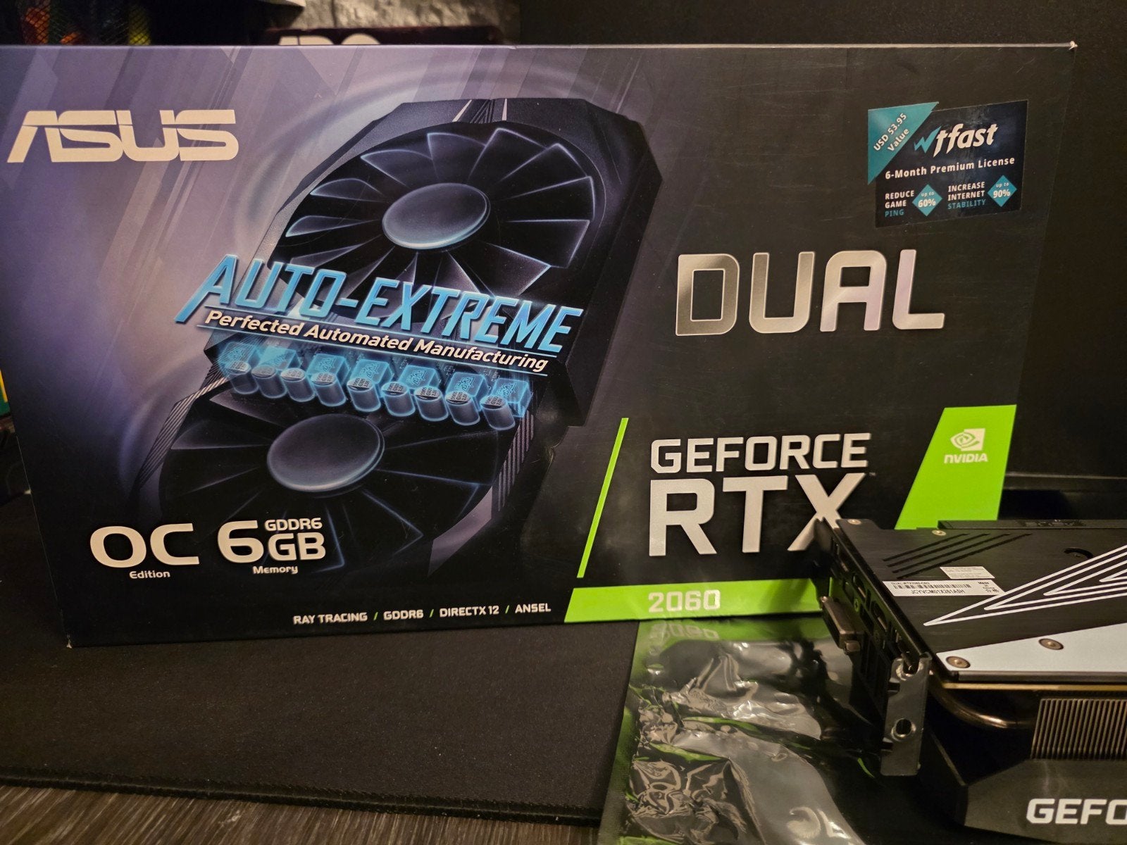 RTX 2060 ASUS Dual 6GB OC, Computers en Software, GDDR6, HDMI, Ophalen of Verzenden, Zo goed als nieuw
