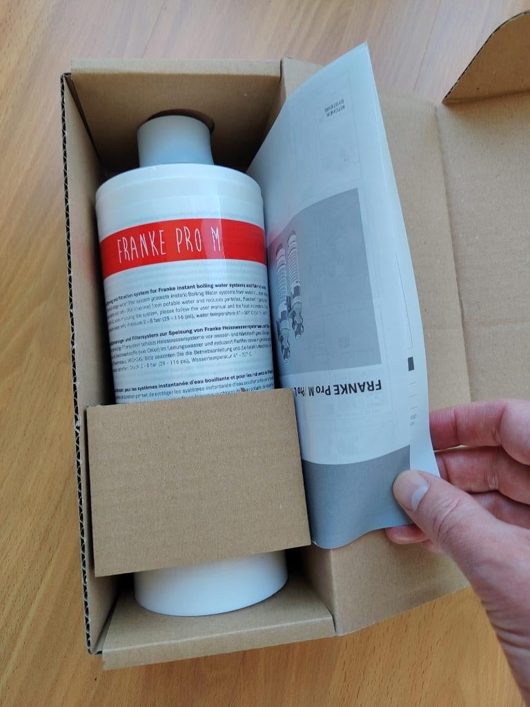 Franke Pro M Waterfilter 120.0305.558, Witgoed en Apparatuur, Onderdelen en Toebehoren, Verzenden, Nieuw