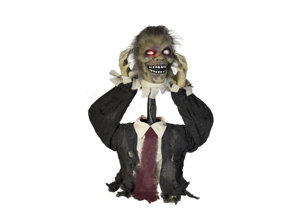 Europalms Halloween Zombie Theo Geanimeerde Clown 67 cm, Halloween of Griezel, ., Nieuw, Ophalen of Verzenden
