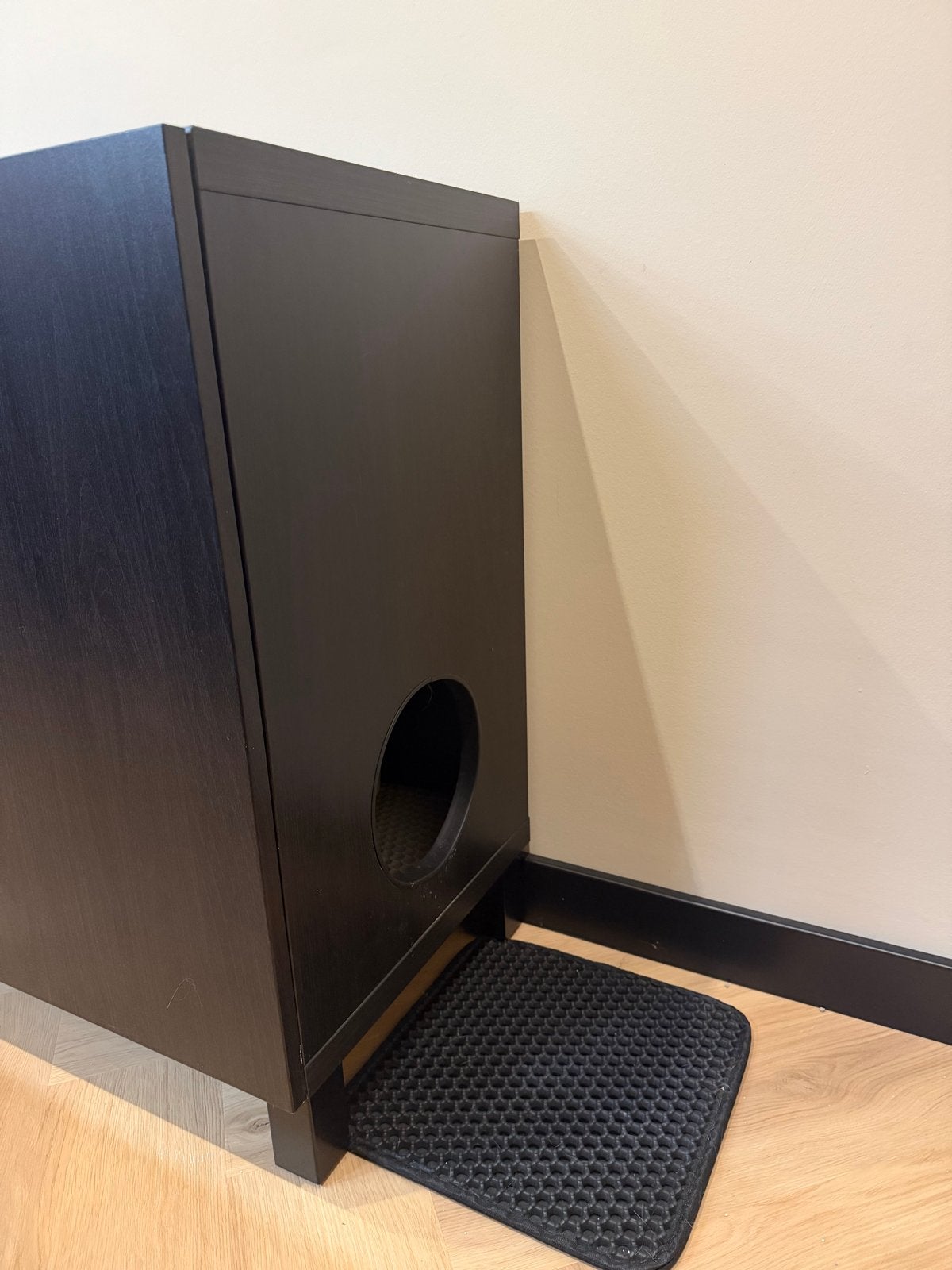 Kattenbak - ingebouwde kattenbak - kattenkast, Ophalen