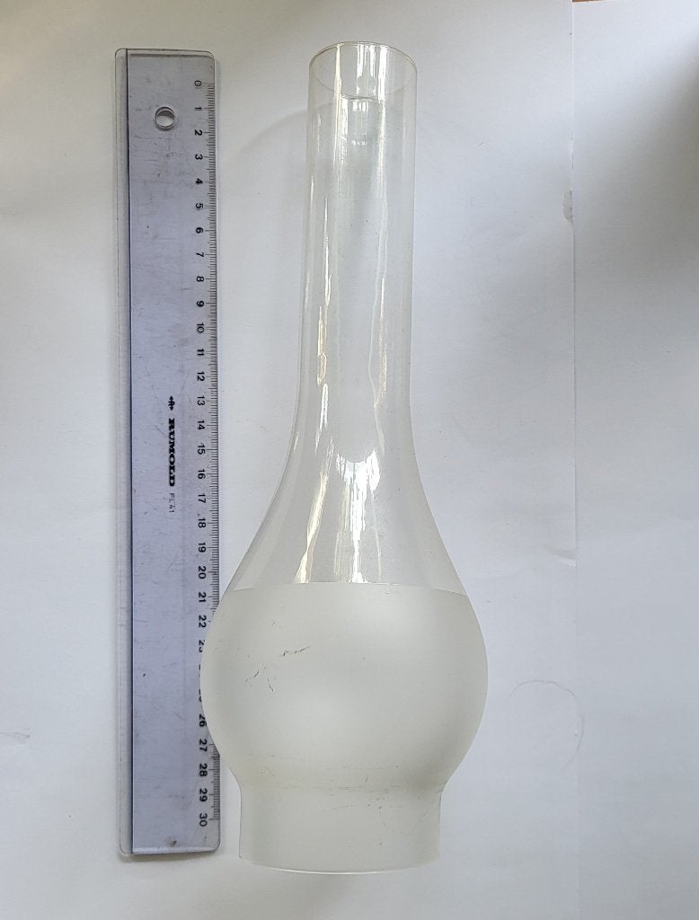 Vintage glazen cilinders voor een petroleumlamp olie lamp, Antiek en Kunst, Ophalen of Verzenden