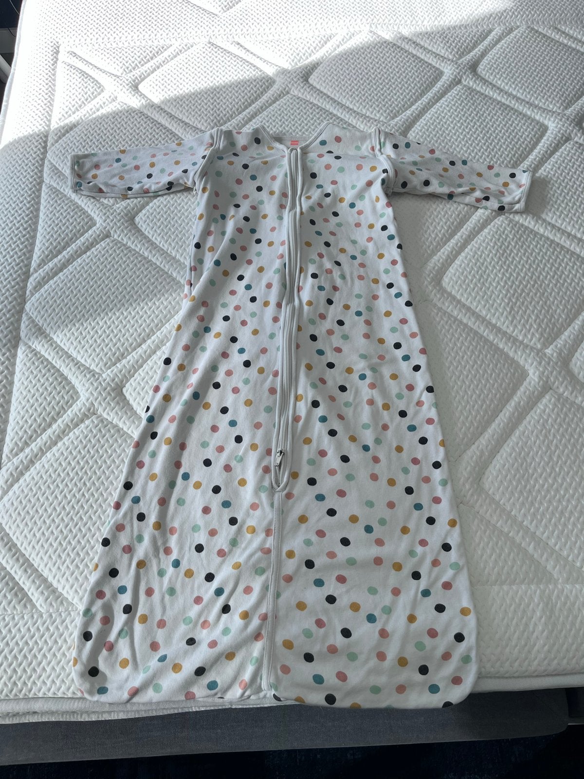 Hema Slaapzak Katoen 110 cm met stippen, Gebruikt, Ophalen of Verzenden, Hema, Meerkleurig