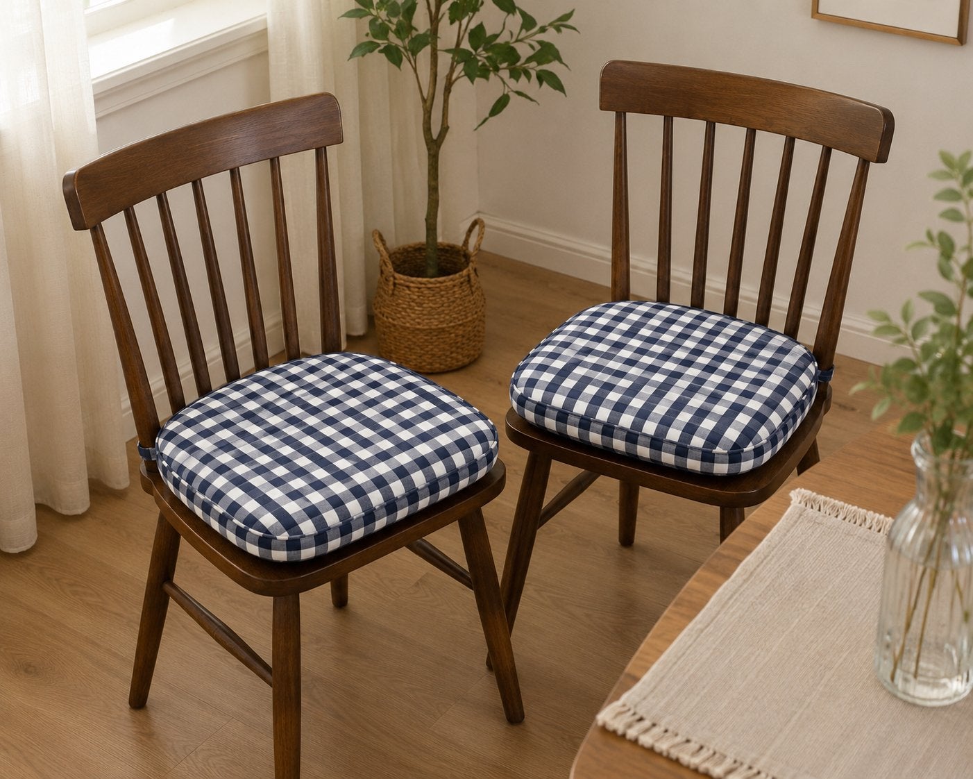 Sweet Home Collection Stoelkussens Memory Foam 2 Stuks, Ophalen of Verzenden, Nieuw, Wit, Vierkant