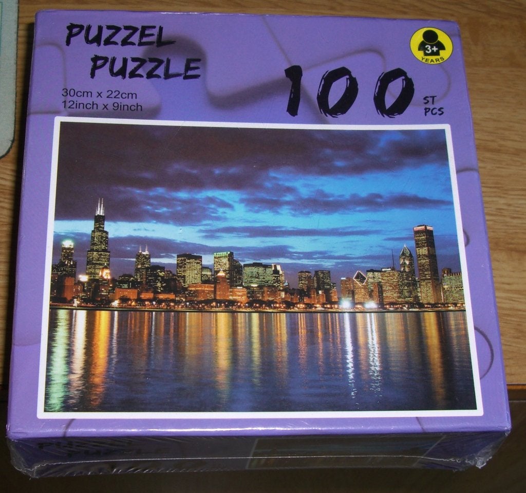 Legpuzzel – 100 stukjes – Nachtaanzicht – NIEUW, Ophalen of Verzenden, Minder dan 500 stukjes, Nieuw, Legpuzzel
