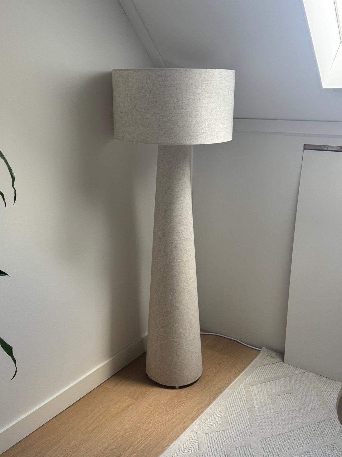 Vloerlamp Pandia linen look Kwantum, Ophalen, Zo goed als nieuw, 150 tot 200 cm