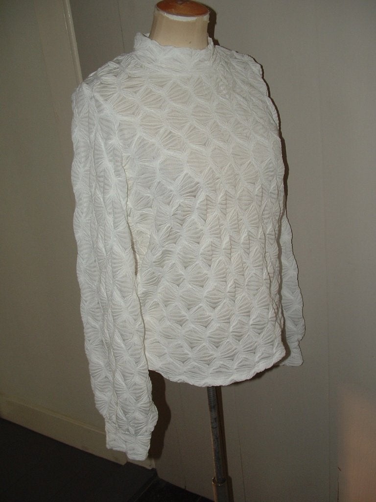 MSCH Copenhagen maleca ls bright white top maat S, Msch Copenhagen, Wit, Ophalen of Verzenden, Zo goed als nieuw