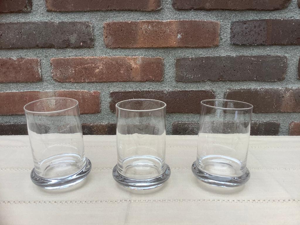 Set van 3 glazen vaasjes - tuimel / kantelbaar, Overige kleuren, Nieuw, Ophalen of Verzenden, Glas