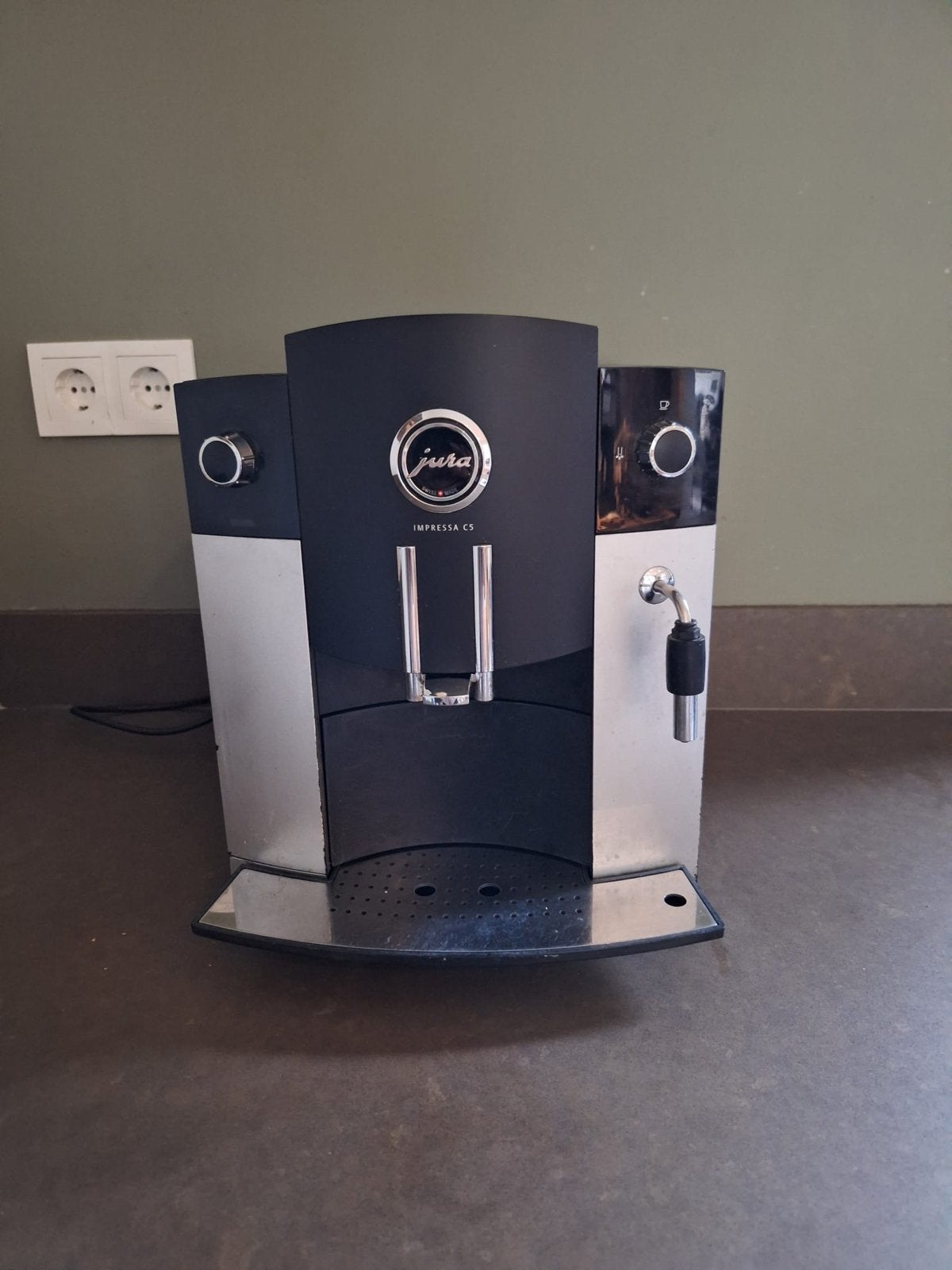 Jura Impressa C5 Koffiemachine, Ophalen, Afneembaar waterreservoir, Gebruikt, Koffiemachine