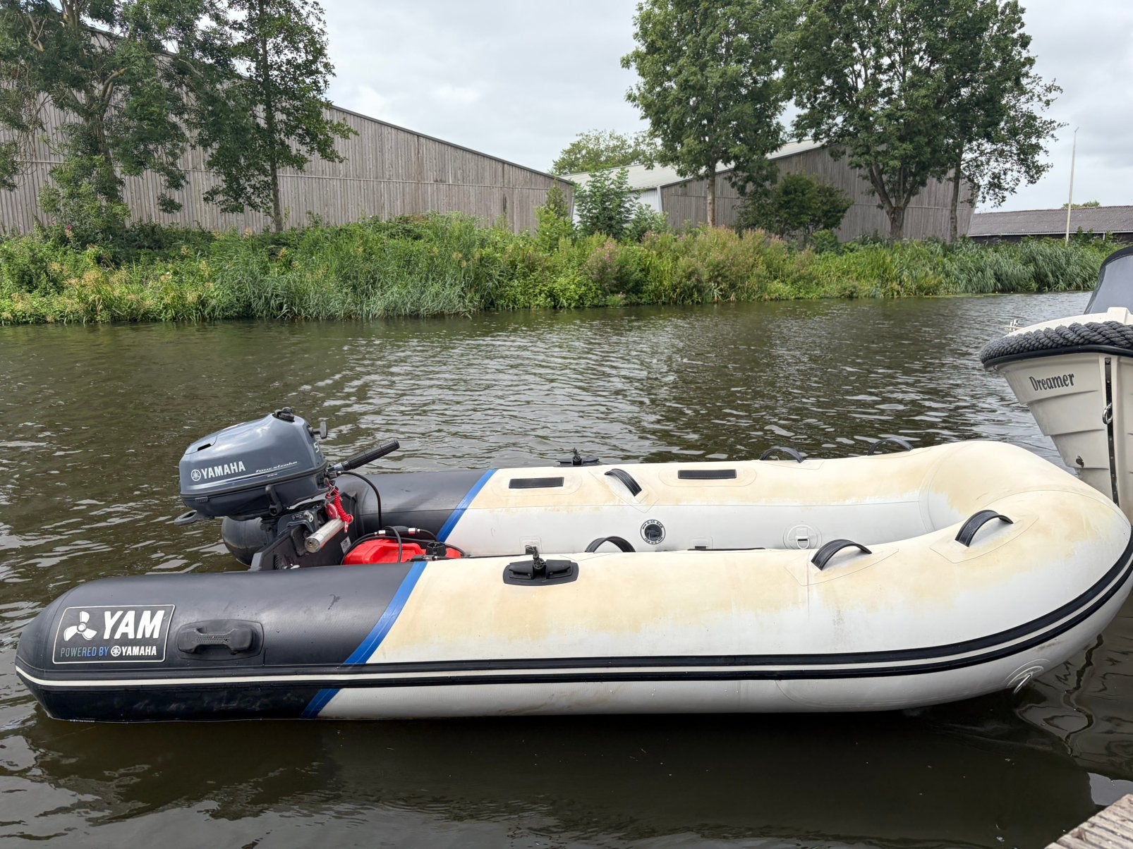 YAM 310S Rubberboot + Yamaha 5 PK Four Stroke (5 jaar oud!), Watersport en Boten, Ophalen, Aluminium, Gebruikt, Yamaha