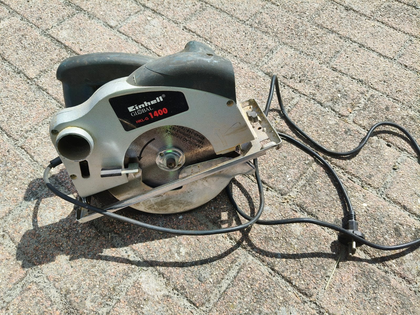 Einhell Global HKL-G 1400 Cirkelzaag, Doe-het-zelf en Verbouw, Ophalen, Gebruikt, Cirkelzaag, 70 mm of meer