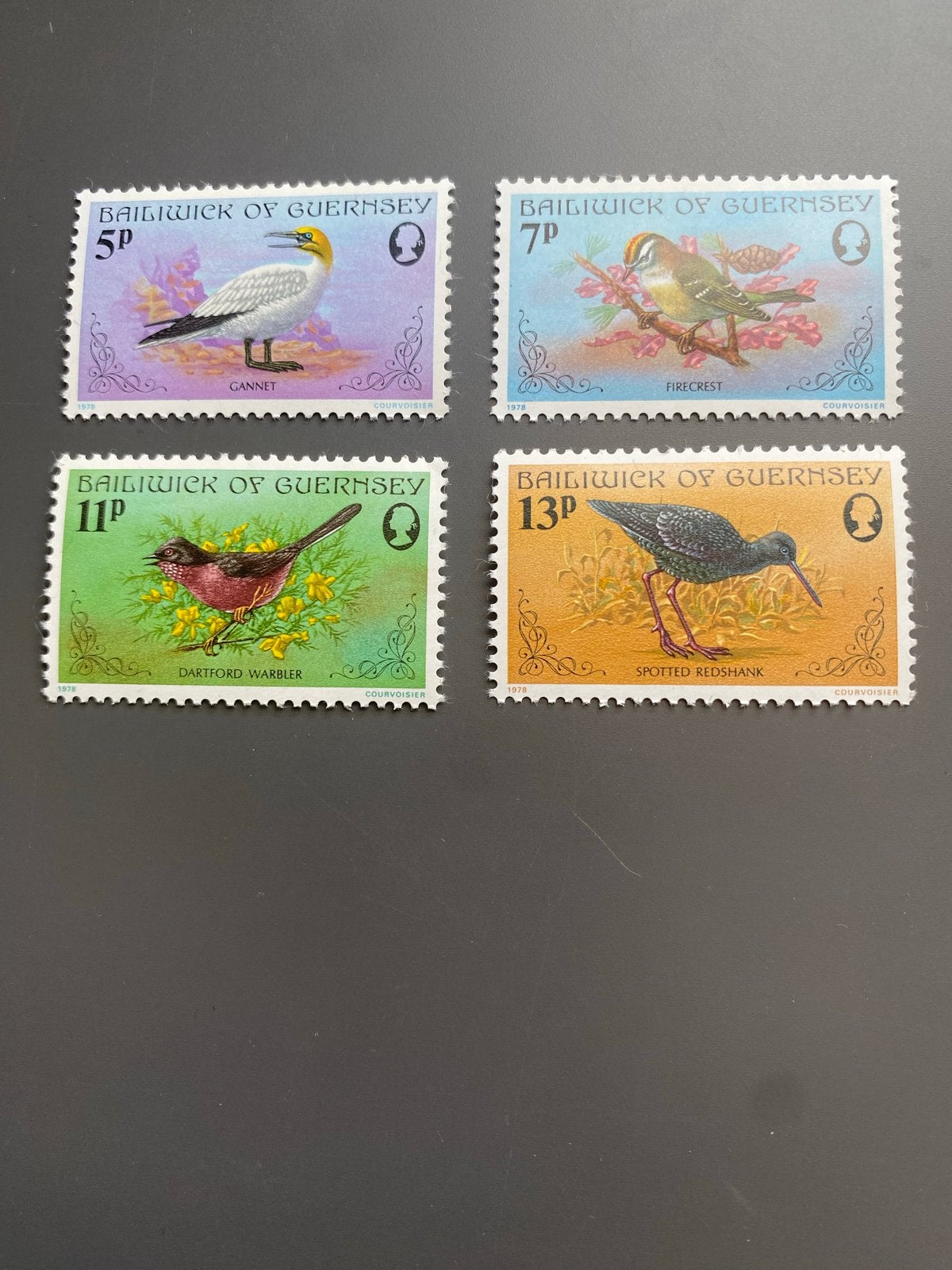 Guernsey 1978 Vogels postfris set van 4 postzegels, Ophalen of Verzenden, Postfris, Dier of Natuur