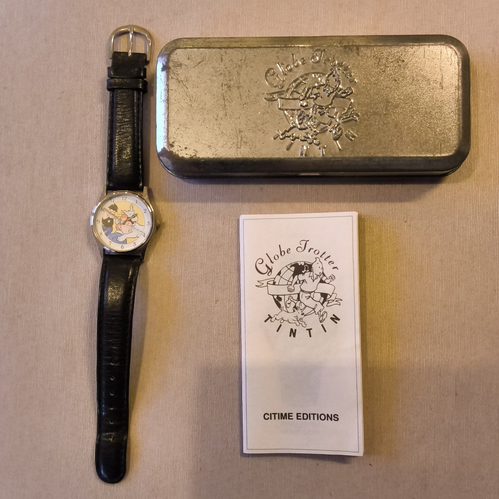 Kuifje "Tintin" Horloge TC004, Sieraden, Tassen en Uiterlijk, Horloges | Kinderen, Ophalen of Verzenden, Zo goed als nieuw, Jongen of Meisje