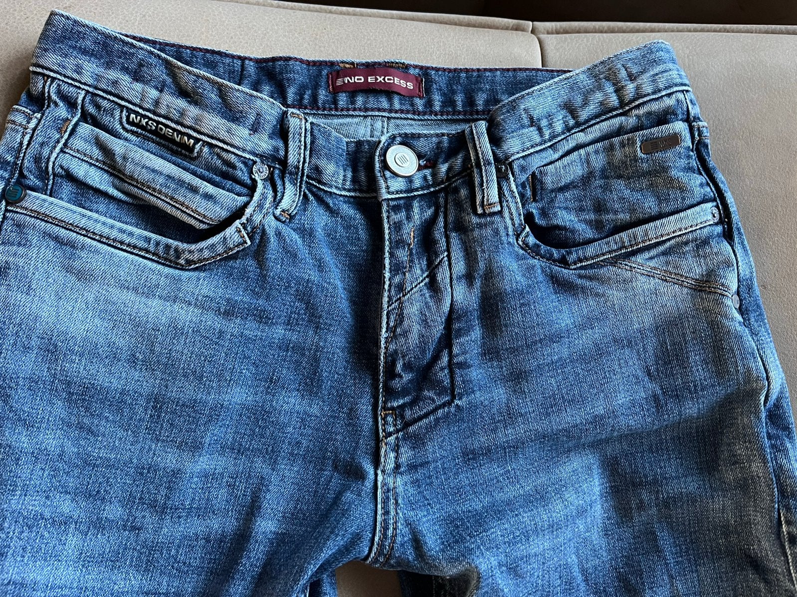 No excess jeans 715 29-32, Kleding | Heren, Spijkerbroeken en Jeans, Ophalen of Verzenden, Zo goed als nieuw, Blauw, W32 (confectie 46) of kleiner
