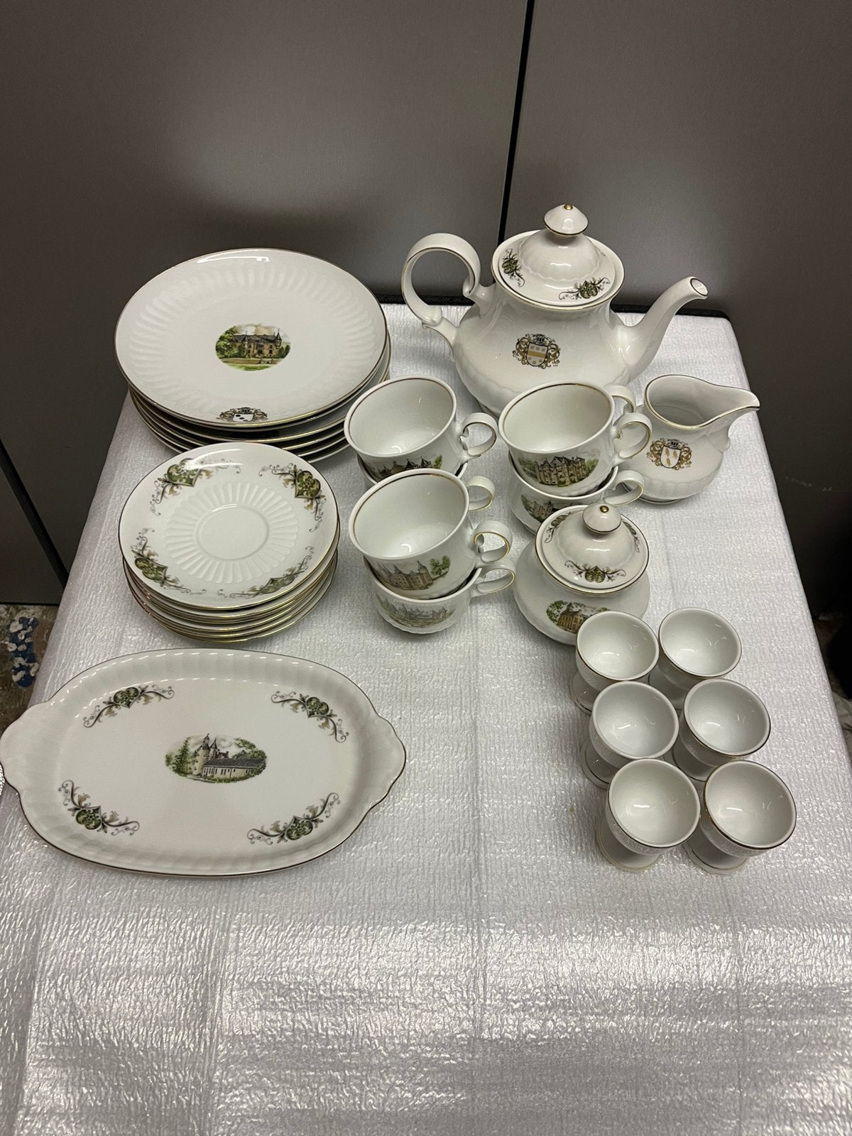 Vintage Servies - Original Dutch Castles (Bavaria) -23-delig, Antiek en Kunst, Antiek | Servies compleet, Ophalen of Verzenden