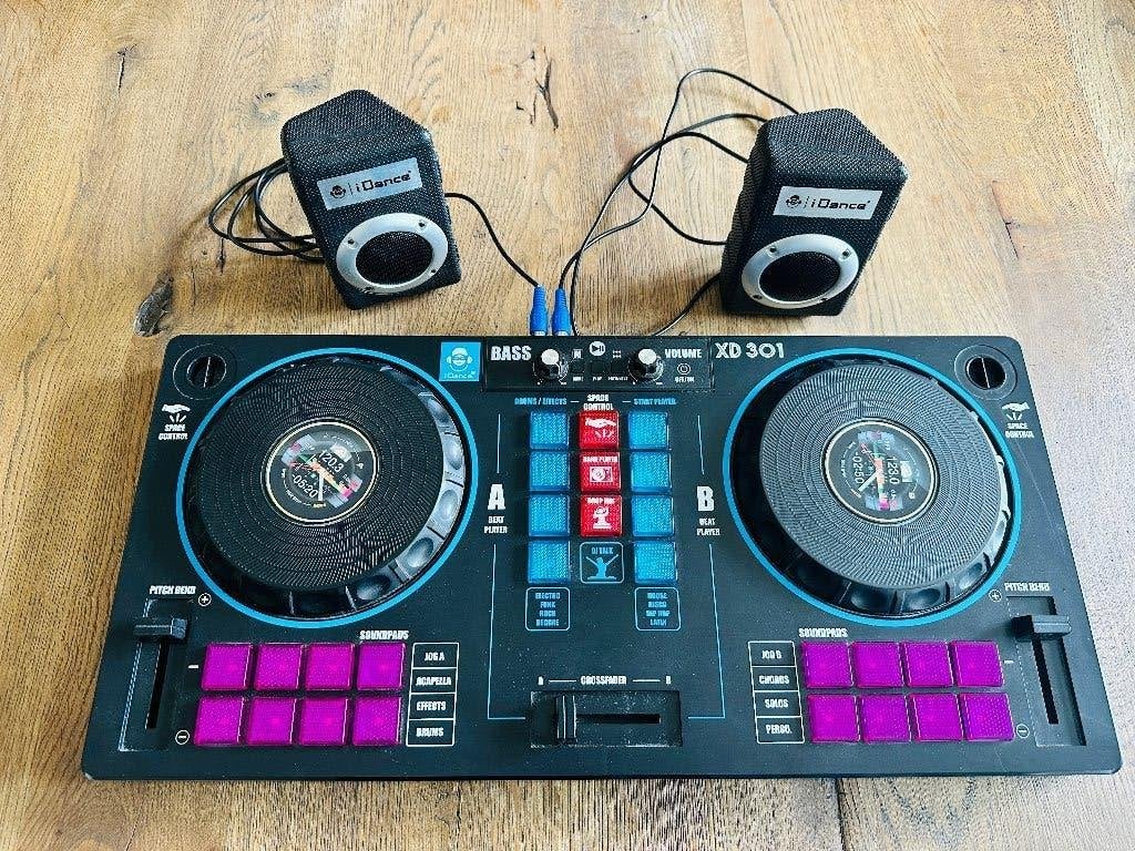 Kinder djset - Idance xd 301 met speaker set, Ophalen, Gebruikt, Dj-set, Overige merken