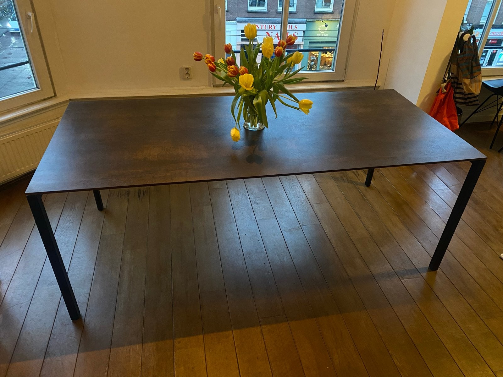 Metaform Fly Eettafel - Modern en Stijlvol, Ophalen, 50 tot 100 cm, Zo goed als nieuw, Vier personen