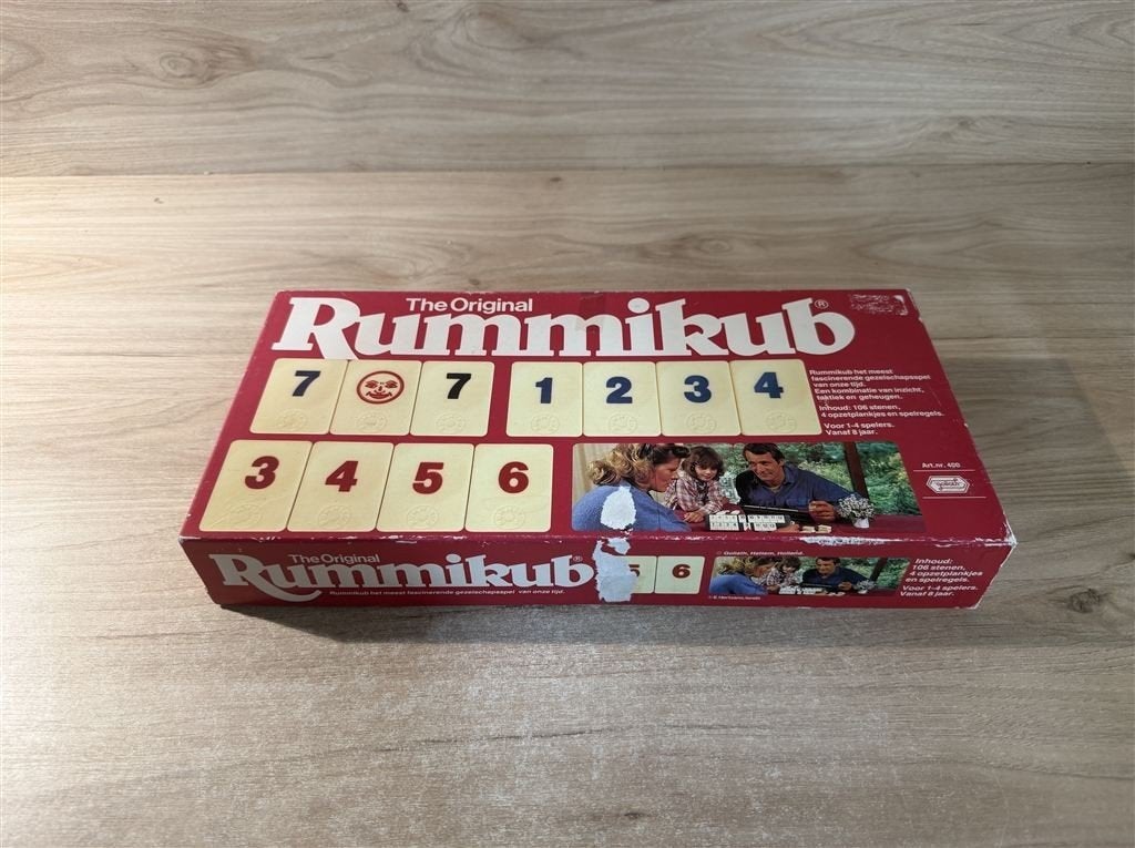 rummikub grote rode doos - s6751, Hobby en Vrije tijd, Verzenden, Zo goed als nieuw