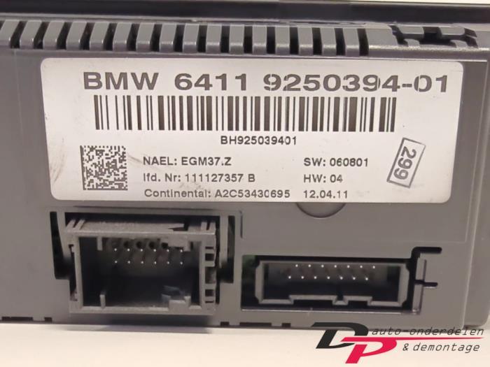 Kachel Bedieningspaneel van een BMW 1-Serie, Gebruikt, -, -, Ophalen of Verzenden