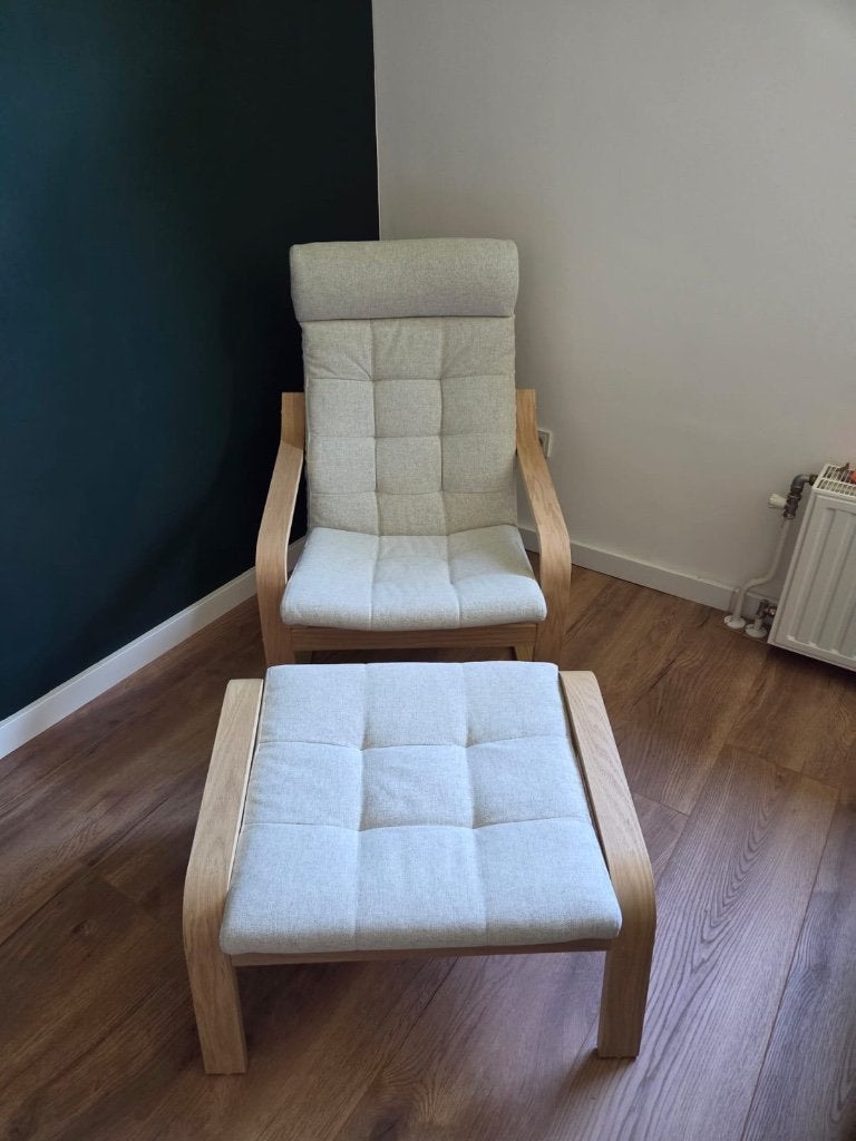 IKEA stoel, Ophalen, Wit, Zo goed als nieuw, Stof