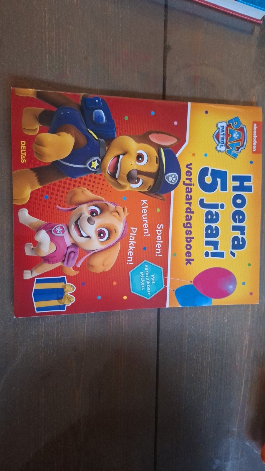 verjaardagsboek paw patrol, Ophalen of Verzenden, Zo goed als nieuw, Film en tv