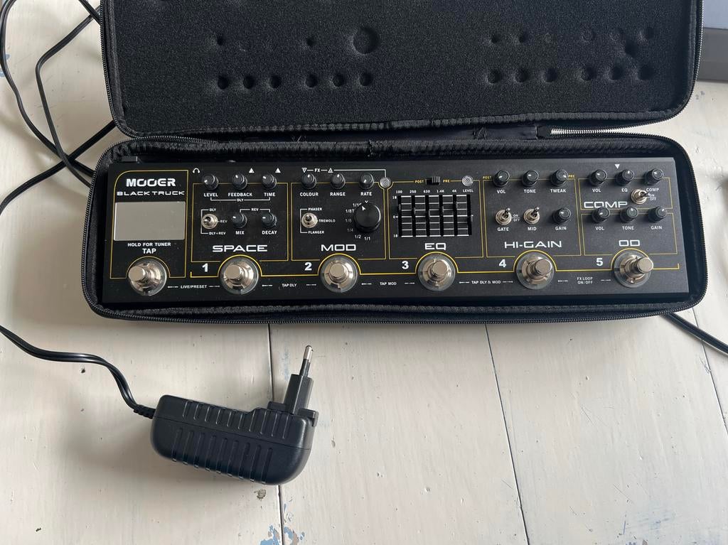 Mooer Black Truck Multi-effect Gitaarpedaal, Ophalen of Verzenden, Zo goed als nieuw, Chorus