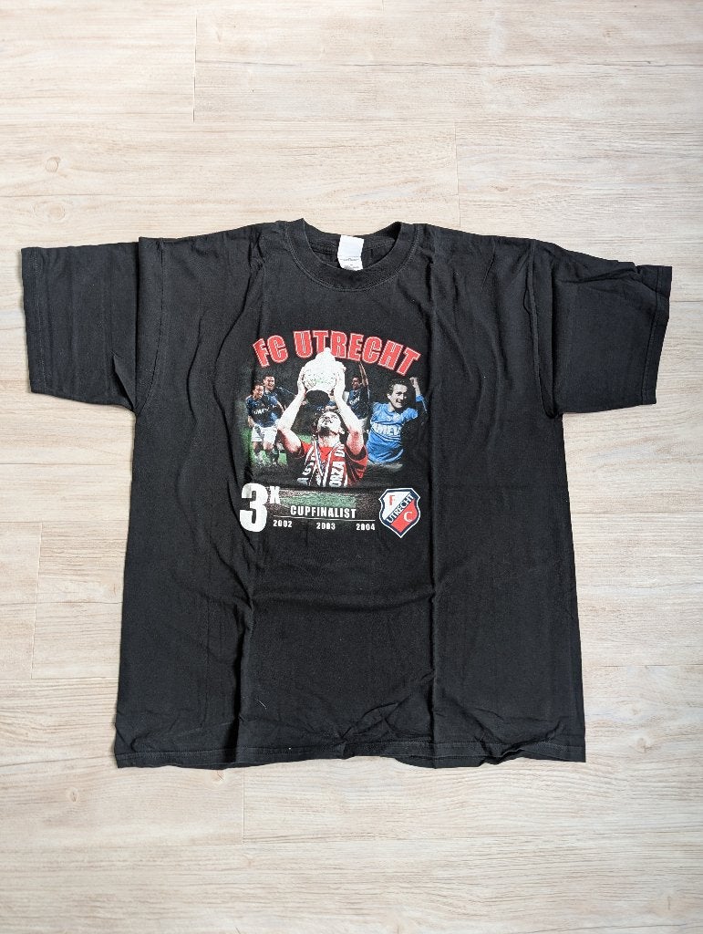 FC Utrecht T-shirt - Bekerfinale 2002/2003/2004 maat XL, Ophalen of Verzenden, Zo goed als nieuw, F.C. Utrecht, Shirt