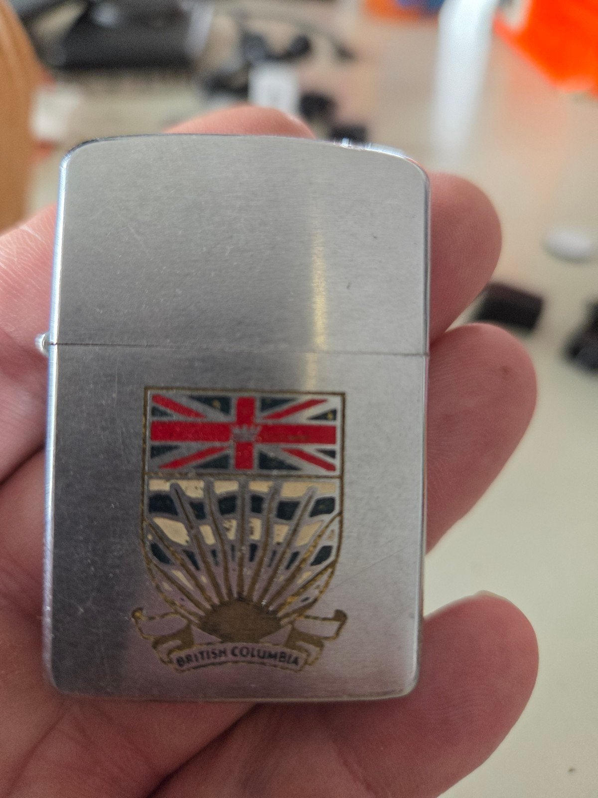 Zeldzame Zippo uit jaren 50/60 in goede staat, Verzamelen, Ophalen of Verzenden, Gebruikt, Aansteker