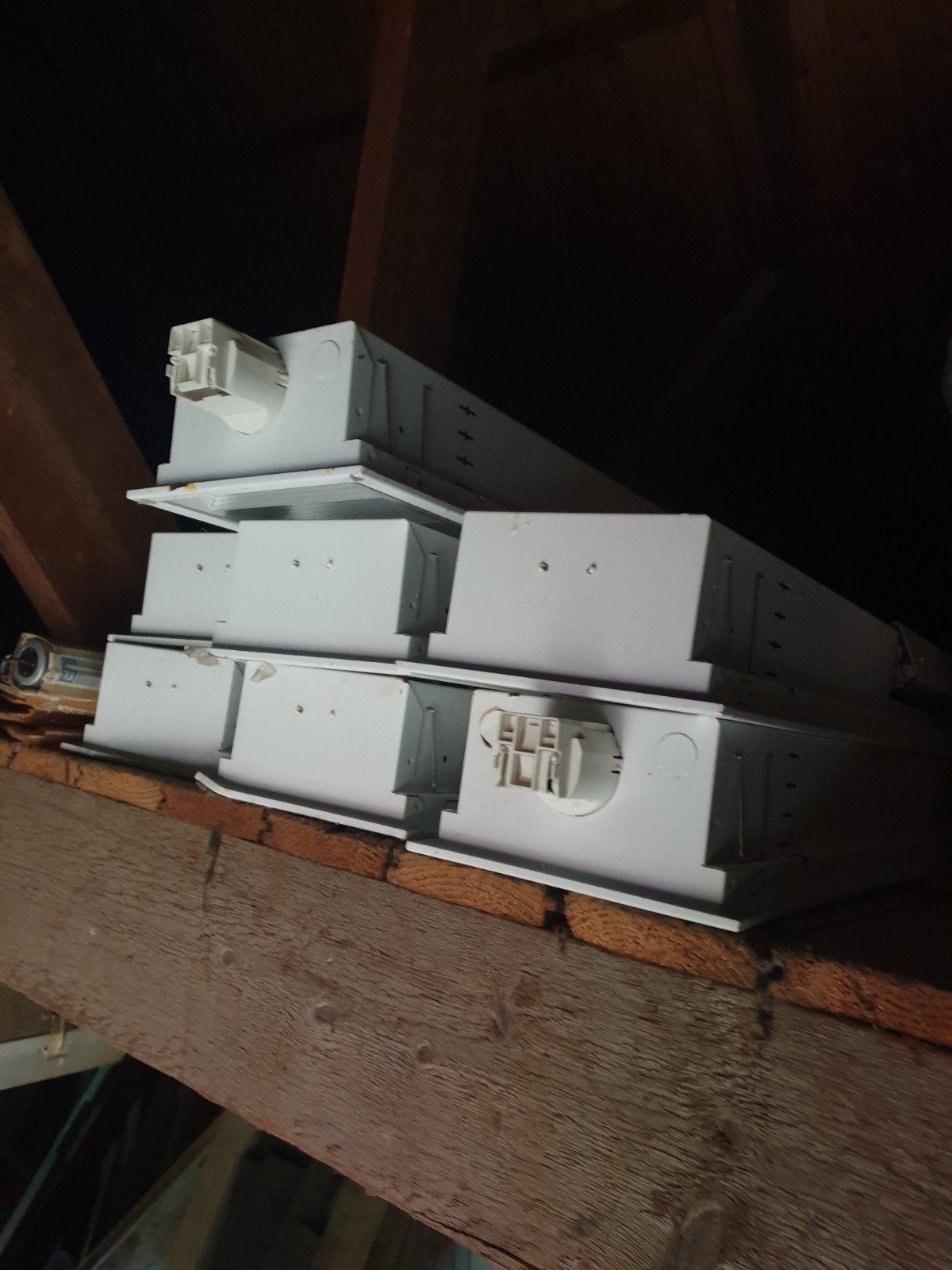 10 tl bakken met 1 tl, Ophalen, Zo goed als nieuw, TL- en paneelverlichting, Metaal