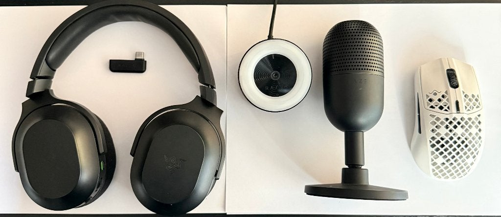 Steelseries Muis & RAZER streaming set, zo goed als nieuw! |, Computers en Software, Muizen, Rechtshandig, Muis, Gaming muis, Ophalen of Verzenden