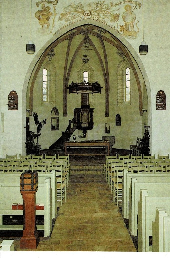 Sellingen, interieur Herv. Kerk, Ophalen of Verzenden, Ongelopen, Groningen