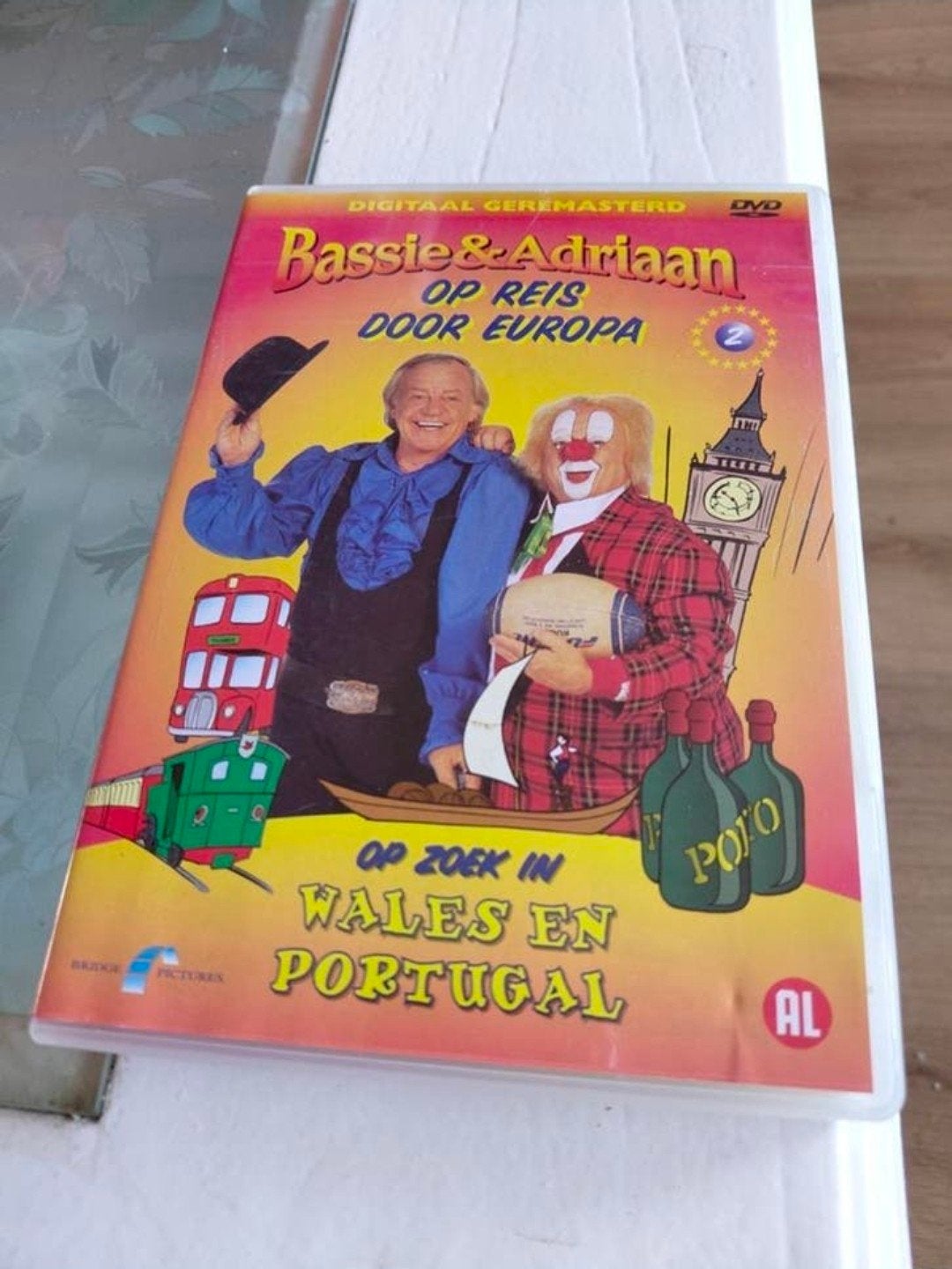 Bassie en Adriaan op reis door Europa 2 Wales Portugal dvd, Alle leeftijden, Tv-serie, Ophalen of Verzenden, Zo goed als nieuw